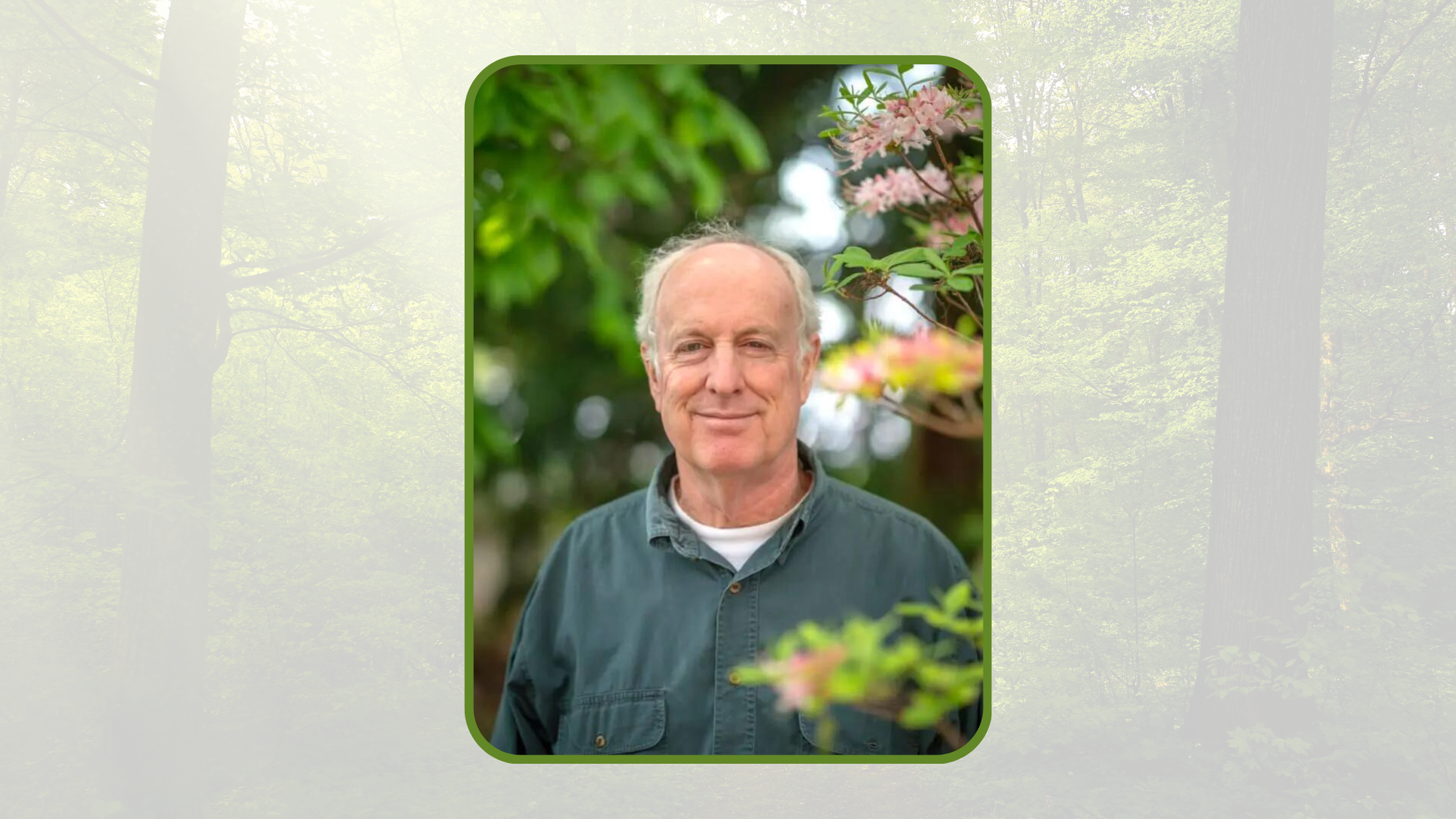 Doug Tallamy, Ph.D., professor of Entomology at University of Delaware and author of Nature’s Best Hope and the Nature of Oaks